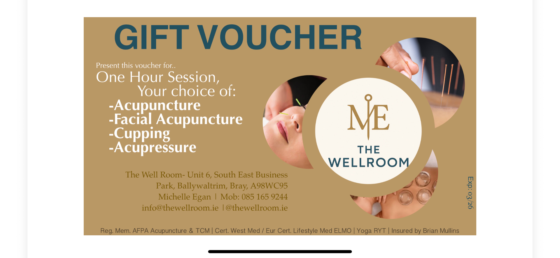 Corporate offer for your staff €60 voucher on sale @€30